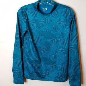 MRA Sports Girls Size Large pull on turquoise top. Active wear.